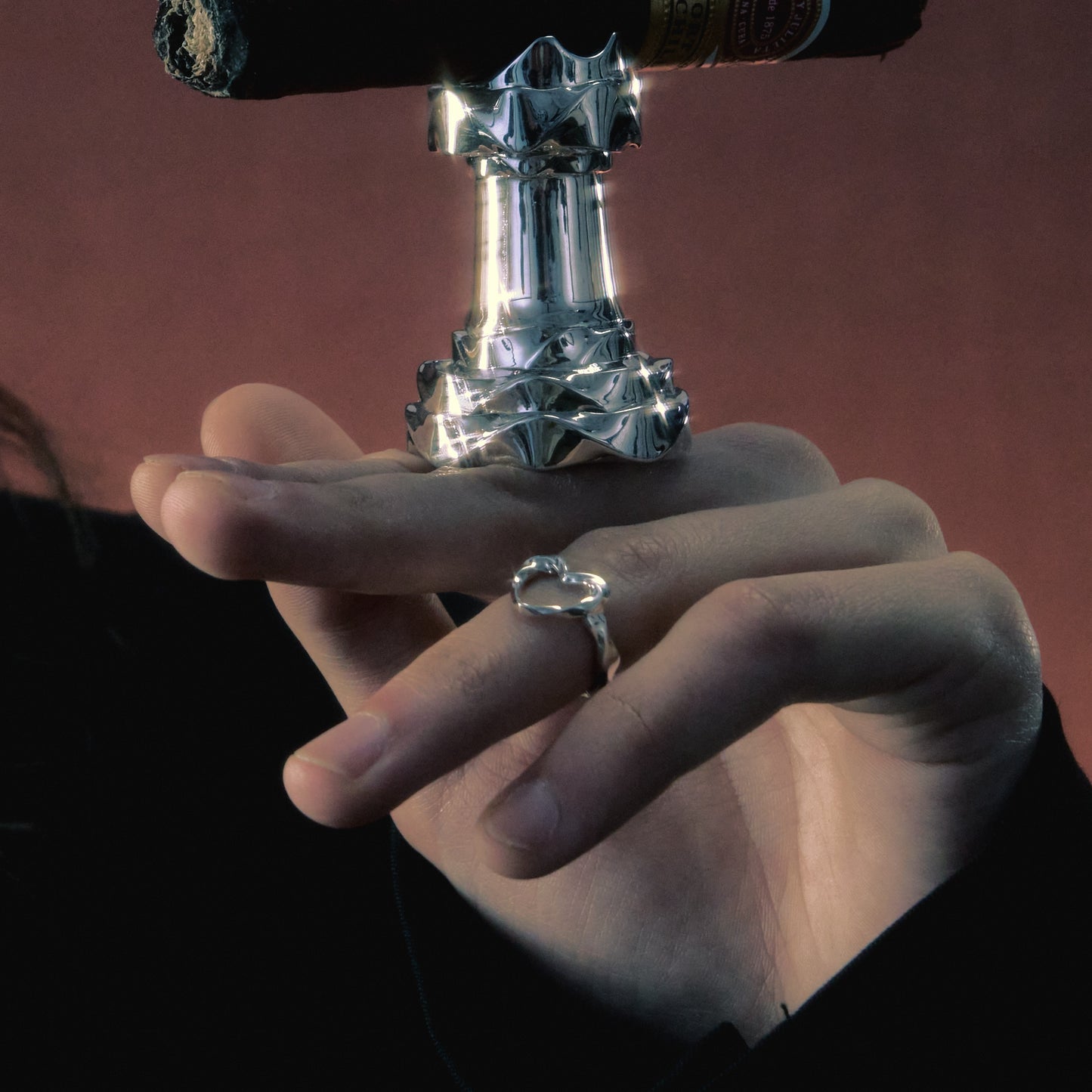 Twisted Heart Ring