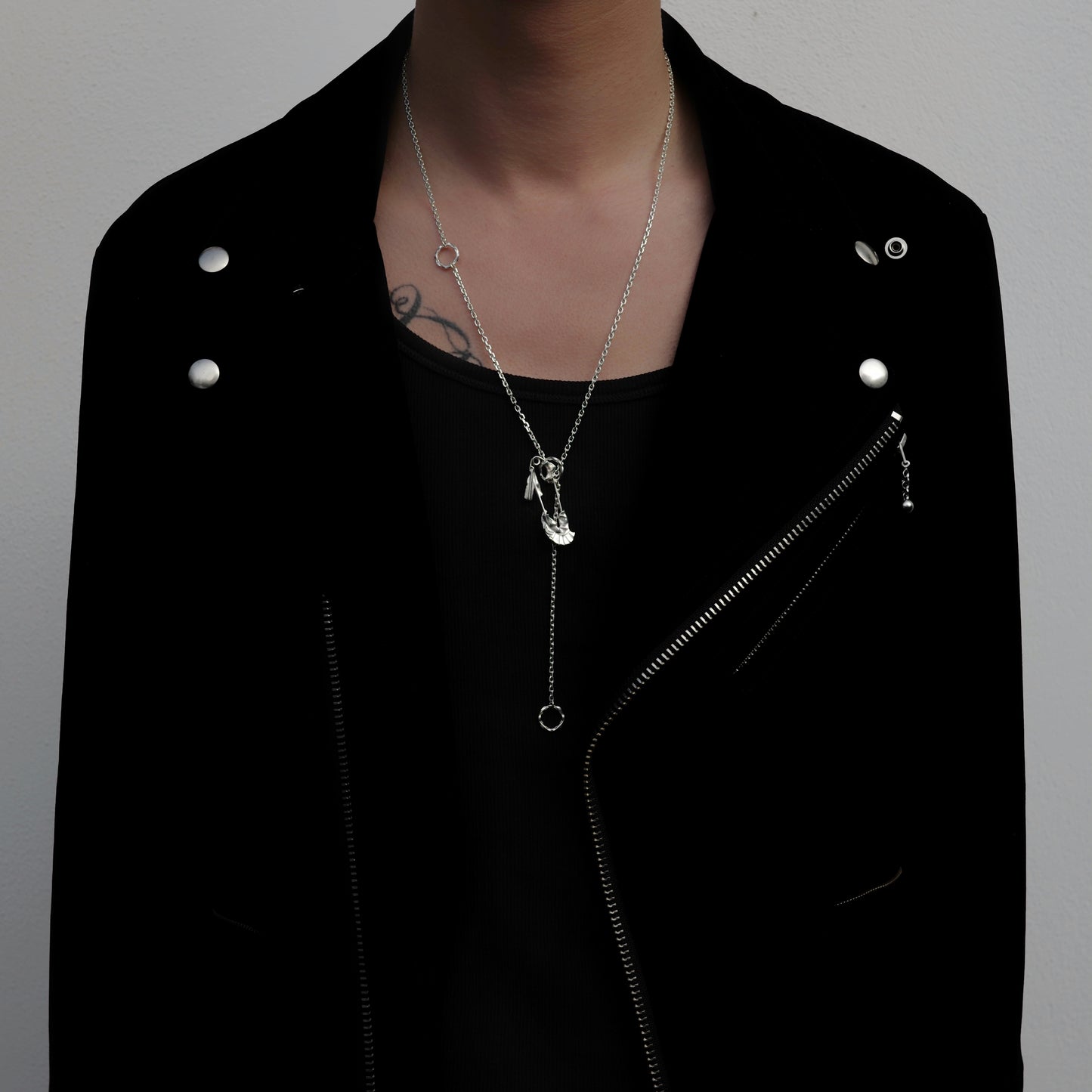 Achilles' Safety Pin Adjustable Necklace