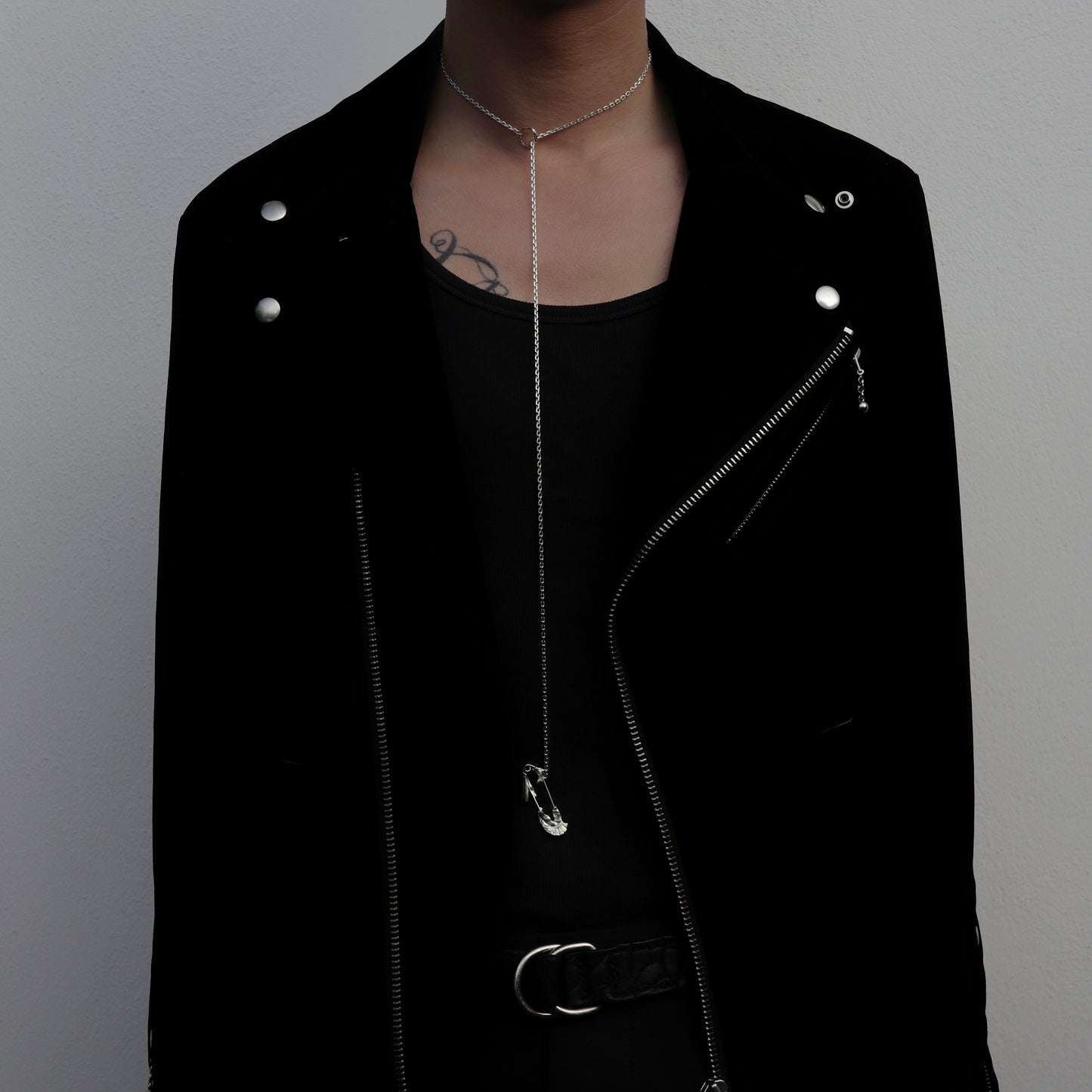 Achilles' Safety Pin Adjustable Necklace