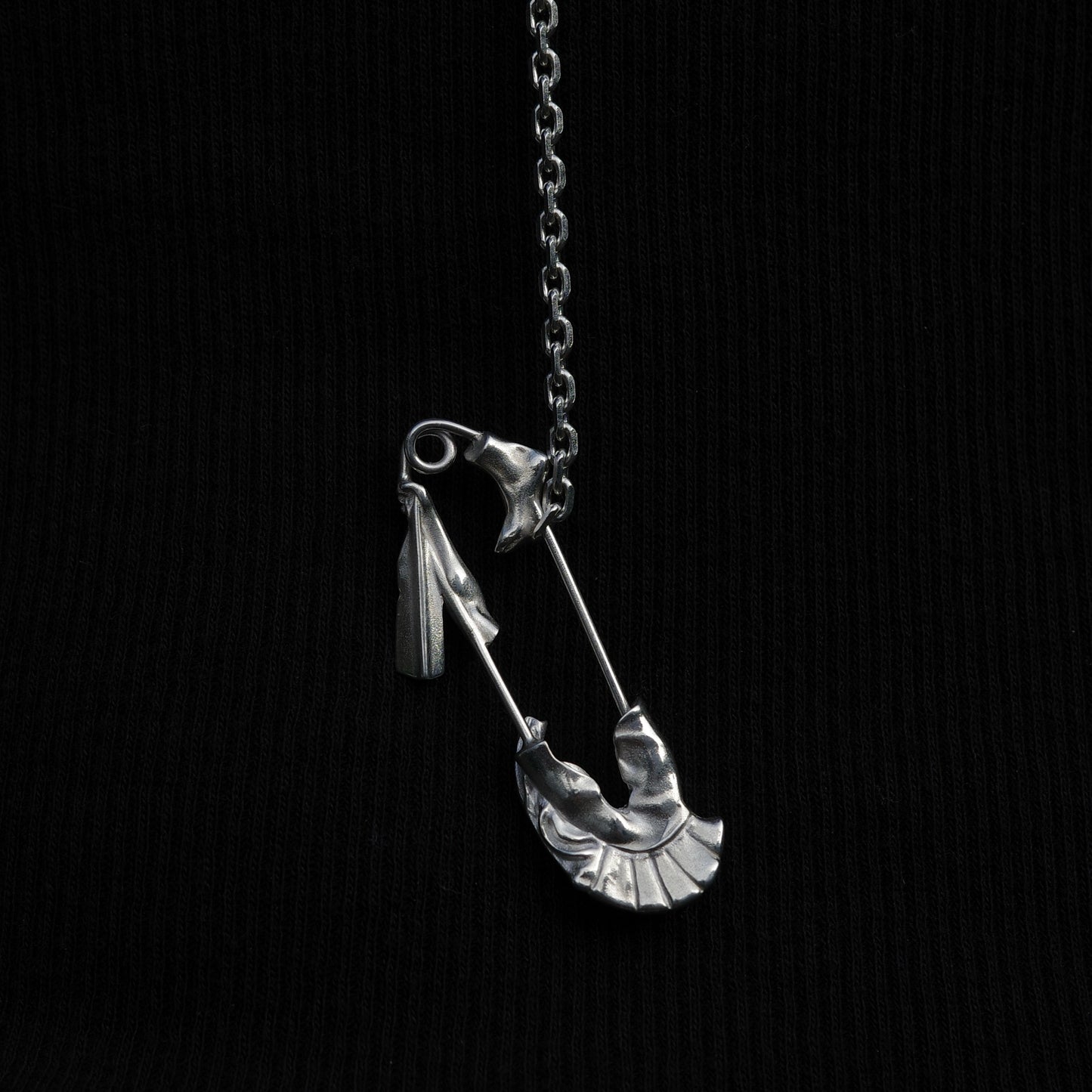 Achilles' Safety Pin Adjustable Necklace