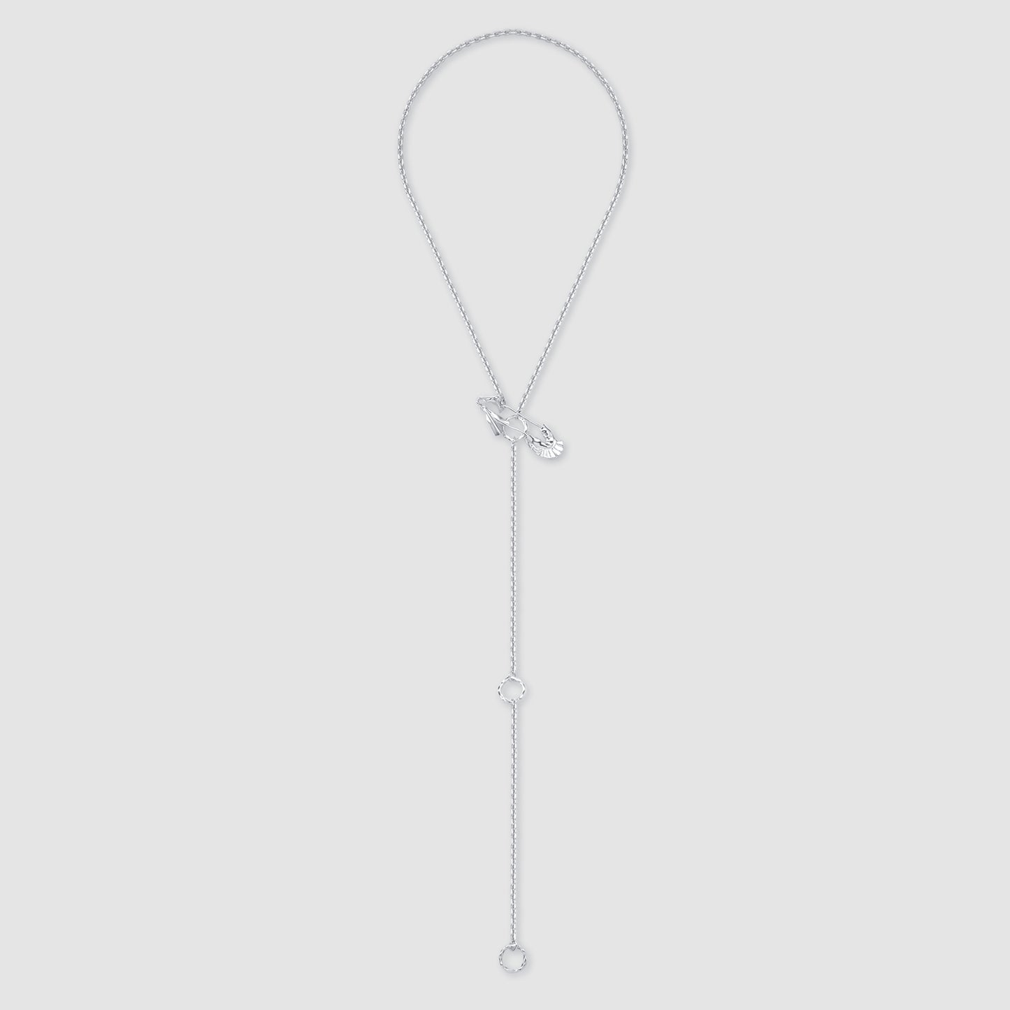 Achilles' Safety Pin Adjustable Necklace