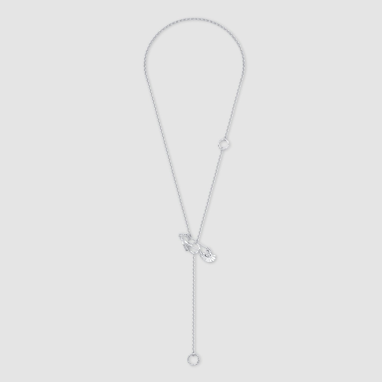 Achilles' Safety Pin Adjustable Necklace