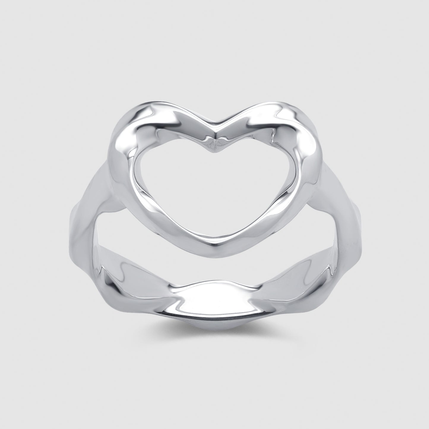 Twisted Heart Ring