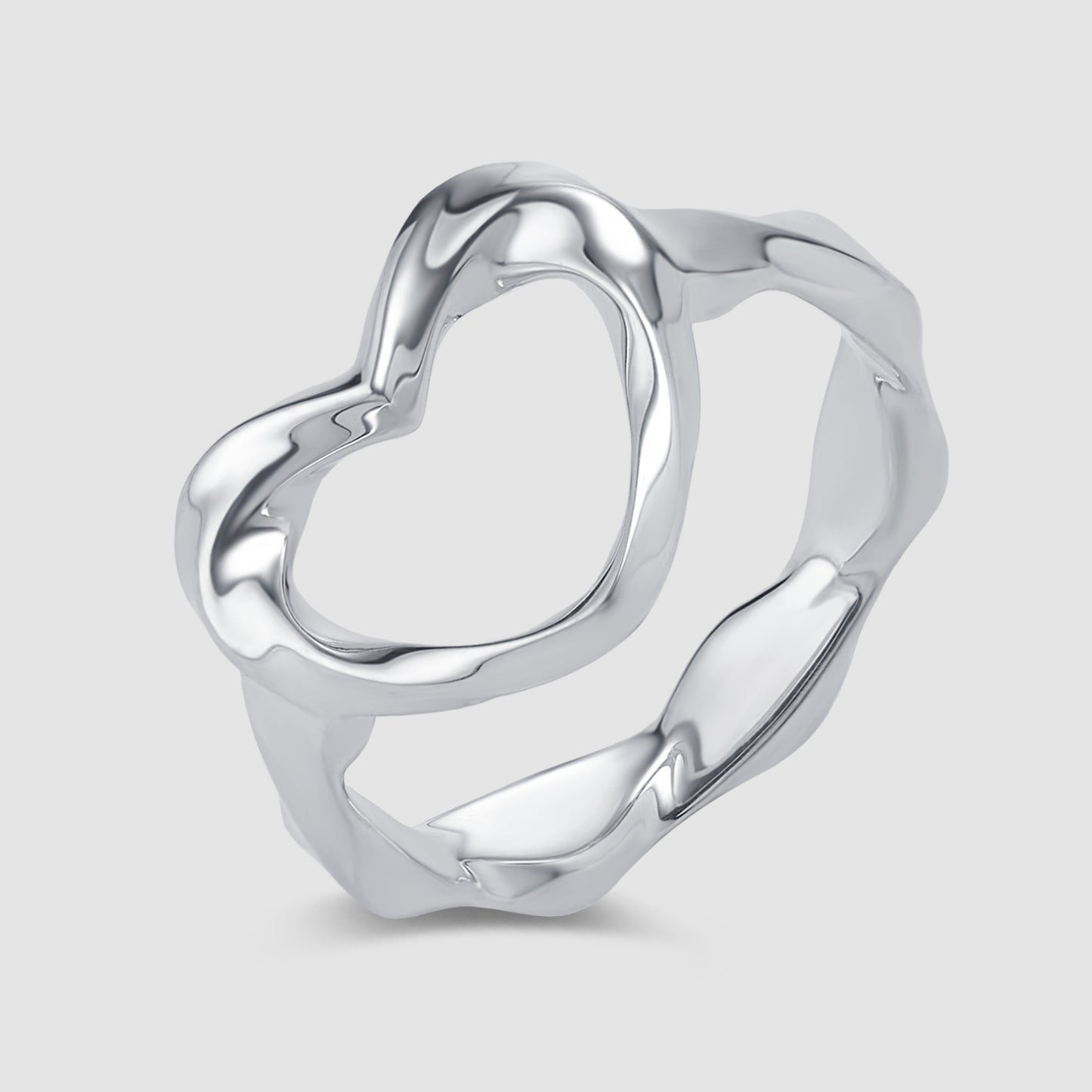 Twisted Heart Ring