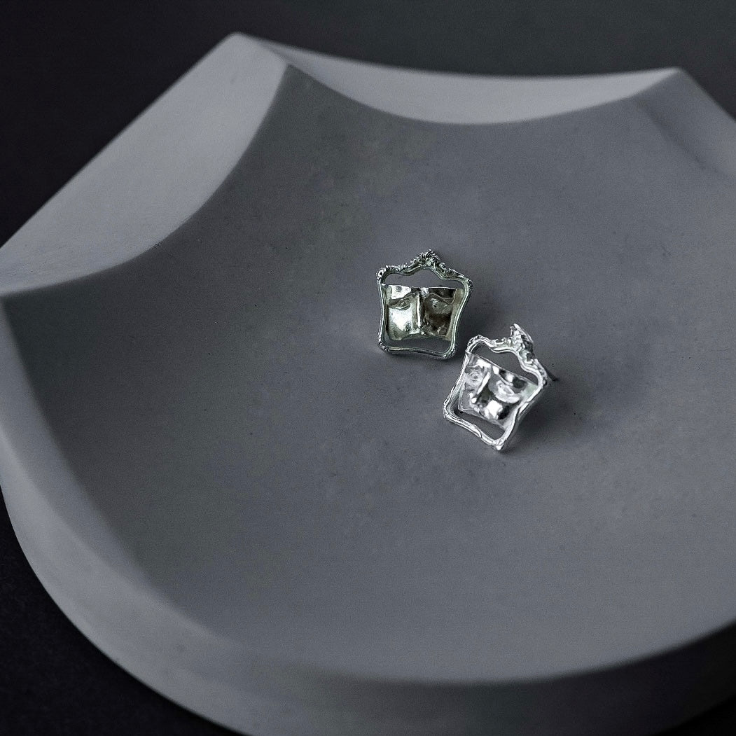 Sad Medu Earring with Frame