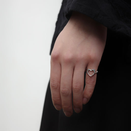 Twisted Heart Ring