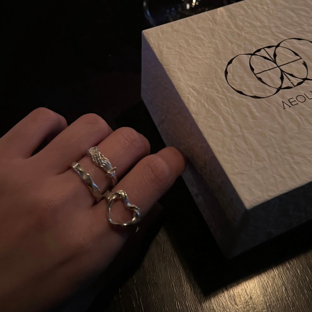 Twisted Heart Ring